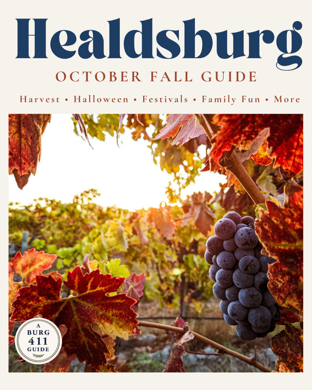 Healdsburg October Fall Guide Healdsburg October Fall Guide